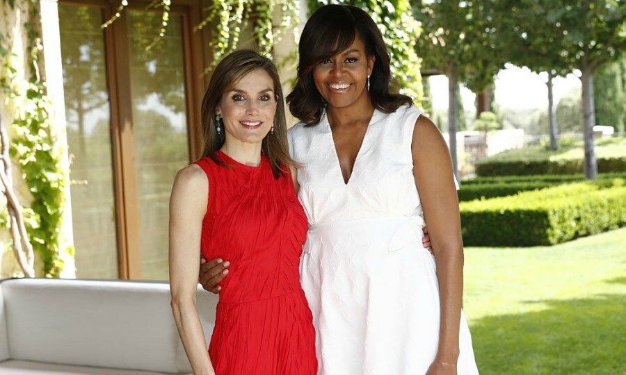 <b>Day Four</b>
<br>
<a href="https://us.hellomagazine.com/tags/1/queen-letizia/"><strong>Queen Letizia</strong></a> welcomed Michelle Obama to Zarzuela Palace in Madrid. The first lady's trip to Spain marks her last stop on her Let Girls Learn tour.
<br>
Photo: Casa de Su Majestad el Rey via Getty Images