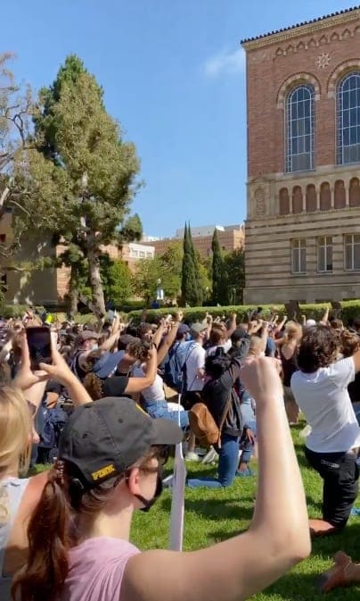 Billie Eilish joining the protest