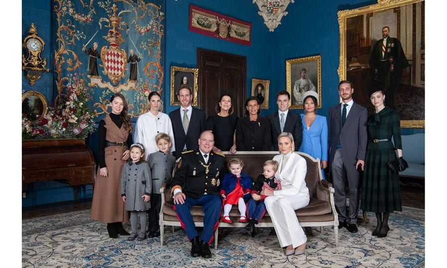 Grace Kelly's family stars in new Monaco royal family portrait