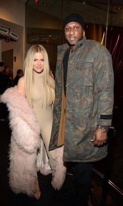 Lamar Odom also made his first public appearance since he was hospitalized in October. The former NBA star sat next to his estranged wife Khloe Kardashian throughout the presentation.
<br>
Photo: Getty Images