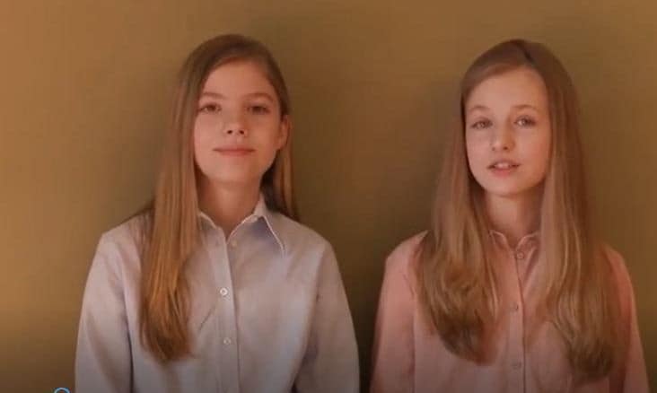 Queen Letizia's daughters Leonor and Sofia