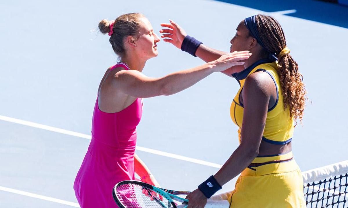 Coco Gauff after defeating Marta Kostyuk