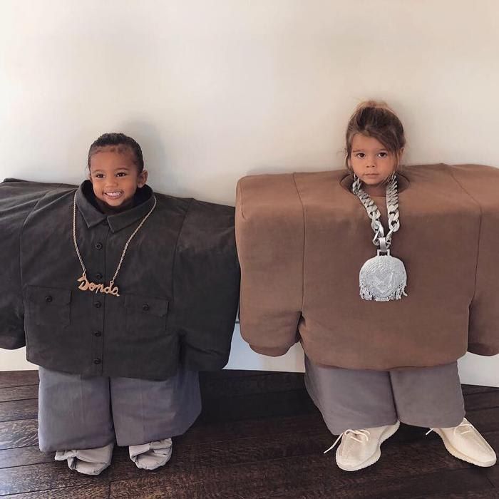 Saint and Reign Disick are all decked out for Halloween