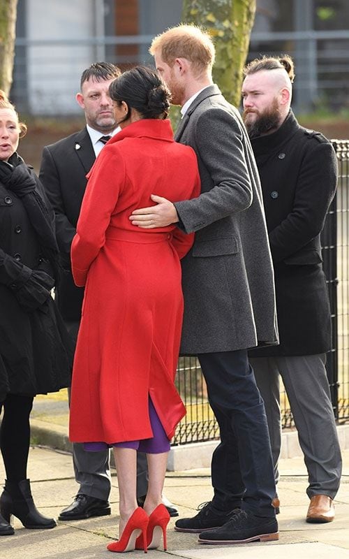 Meghan Markle Prince Harry hug