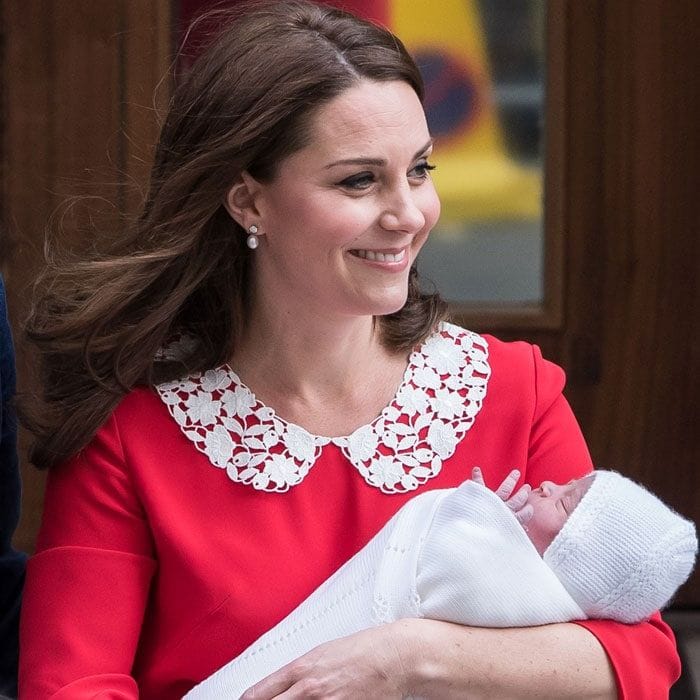 Kate Middleton and Prince Louis