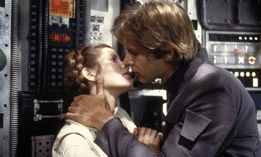 In 2016, the actress revealed that she and her co-star Harrison Ford (right) were involved in a three-month secret affair. "It was so intense," she told People magazine of the romance. "It was Han and Leia during the week, and Carrie and Harrison during the weekend."
Photo: Lucasfilm
