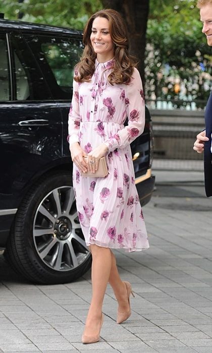 Kate wore the shirtdress to a special Heads Together event on Monday.
Photo: PA