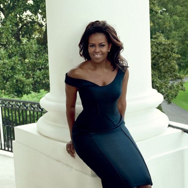 The first lady revealed that music is her de-stresser.
Photo: Annie Leibovitz / Vogue