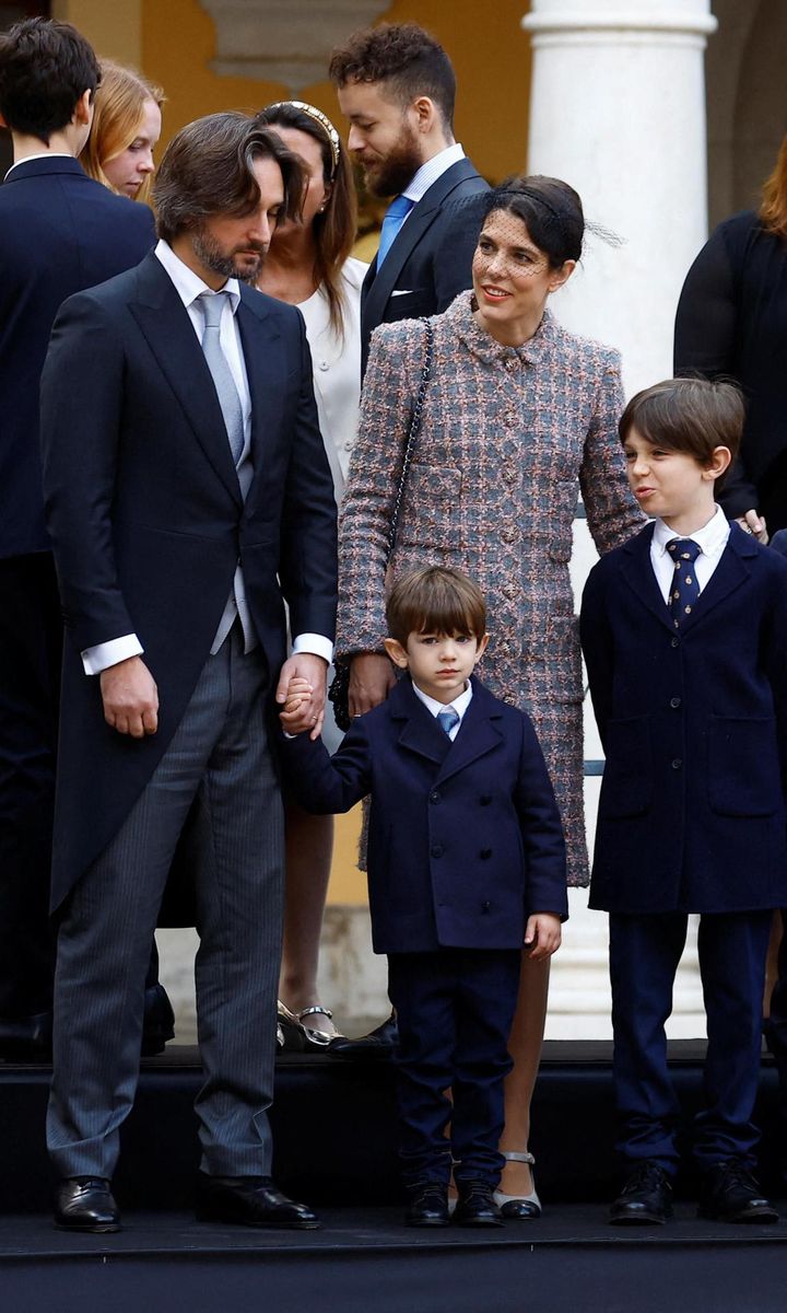 Charlotte, who is an ambassador and spokesperson for Chanel, opted for a coat from the French fashion house.