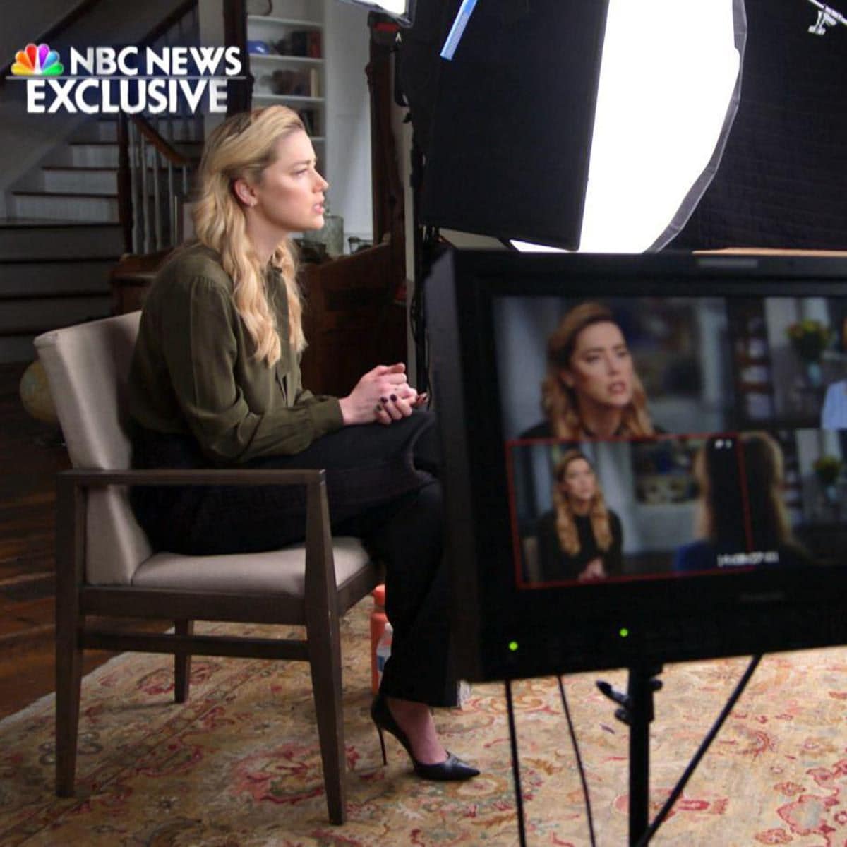 NBC News Exclusive interview of Amber Heard with Savannah Guthrie.