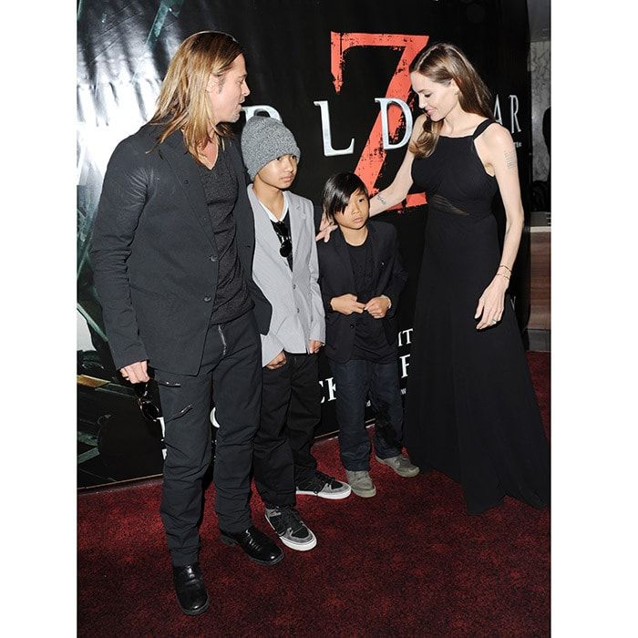 Maddox and his little brother Pax joined their parents Angelina Jolie and Brad Pitt for dad's big debut in <I>World War Z</I> at The Empire Cinema in London back in 2013.
Photo: Stuart C. Wilson/Getty Images for Paramount Pictures International