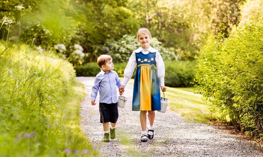 Princess Estelle and Prince Oscar celebrate National Day