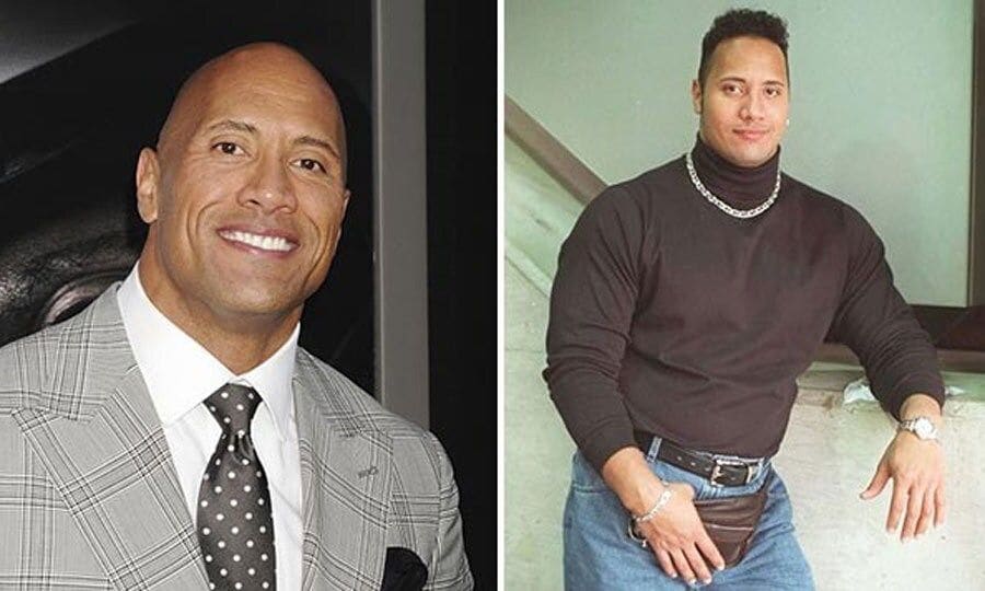 Dwayne Johnson
<br>
The Rock looks like two different people here, but this 80's dude wearing a turtleneck and chain is really him!
Photos: Getty Images and Instagram/@dwaynejohnsonofficial