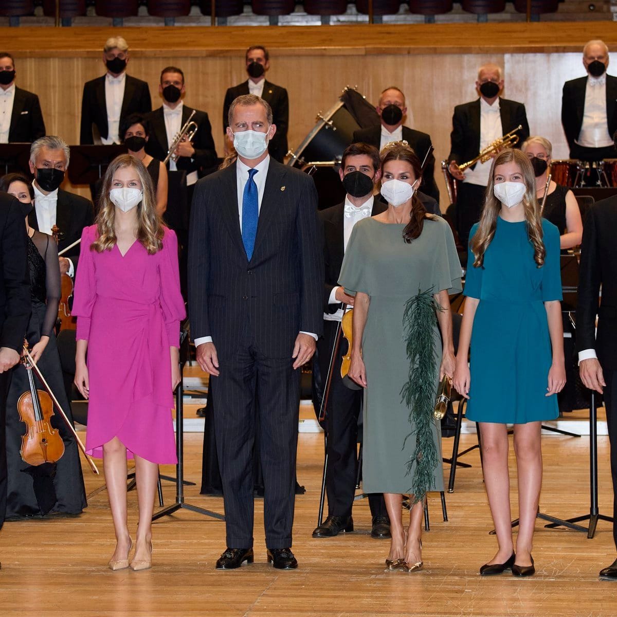 Princess Leonor joined her parents at the 29th Princess of Asturias Awards Concert on Oct. 21