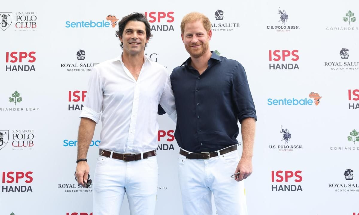 Prince Harry and Nacho Figueras missed their respective wives during their trip to Asia