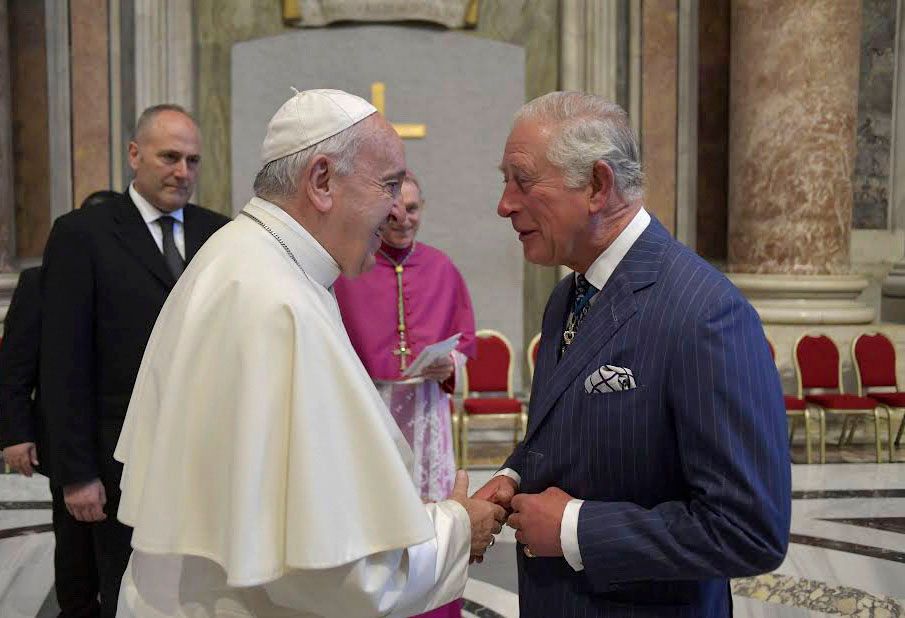 Charles (pictured with Pope Francis in 2019) will have an audience with the pontiff during his and Camilla's upcoming state visit to the Holy See