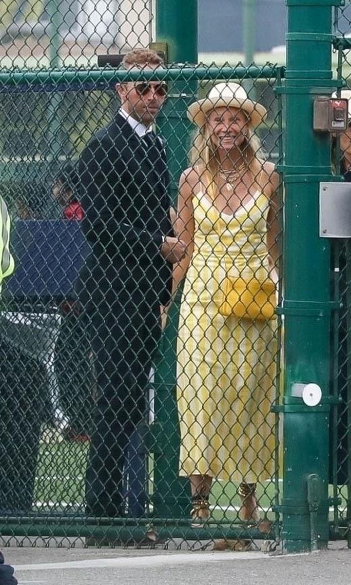 Chris Martin and Gwyneth Paltrow at their daughter's graduation