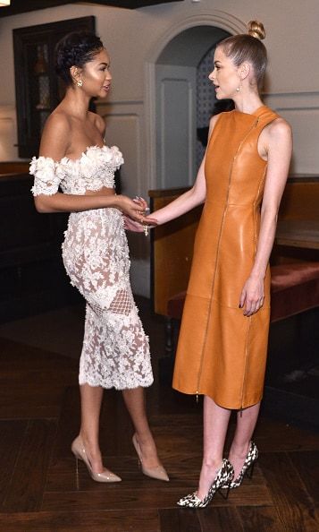 January 9: Ladies who lunch! Chanel Iman and Jaime King sneaked away for some catch up time during W Magazine's It Girl luncheon in partnership with Coach and Moet & Chandon at A.O.C in L.A.
<br>
Photo: Getty Images