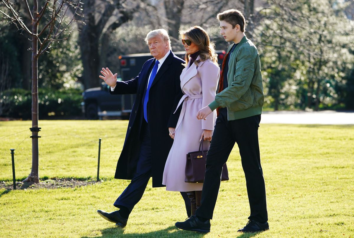 Melania shares son Barron with the 45th president of the United States