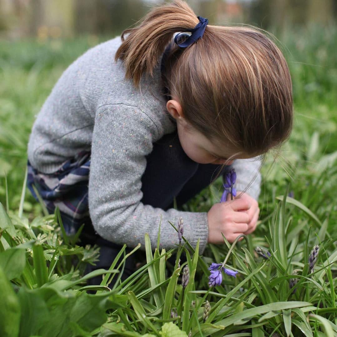 Princess Charlotte smelling a bluebell in unseen photo taken by Kate Middleton