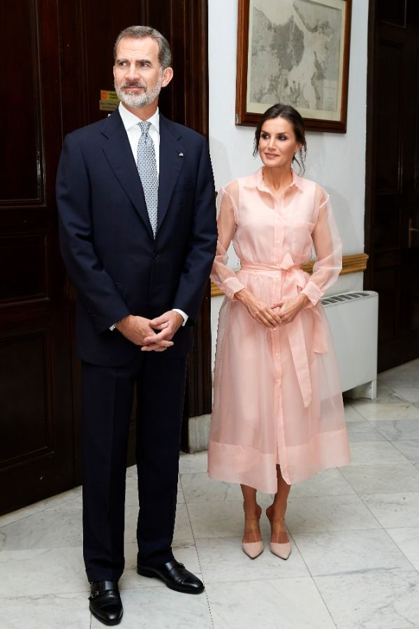 Queen Letizia wears sheer trend in Cuba