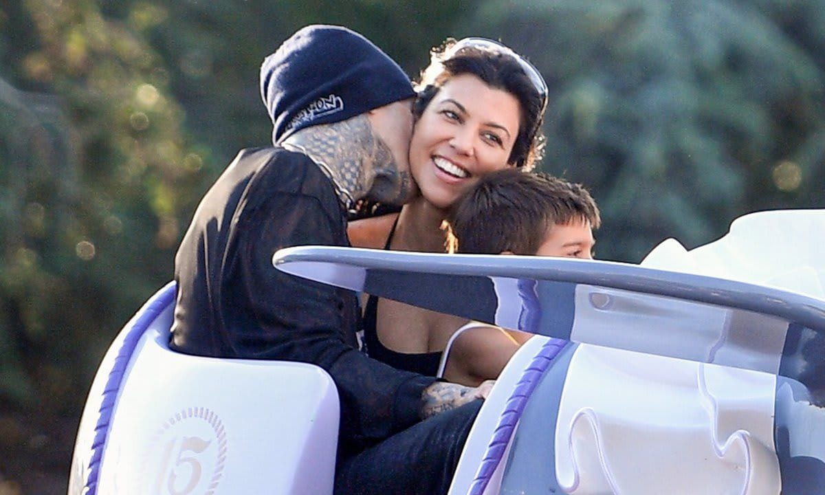 Kourtney Kardashian and Travis Barker