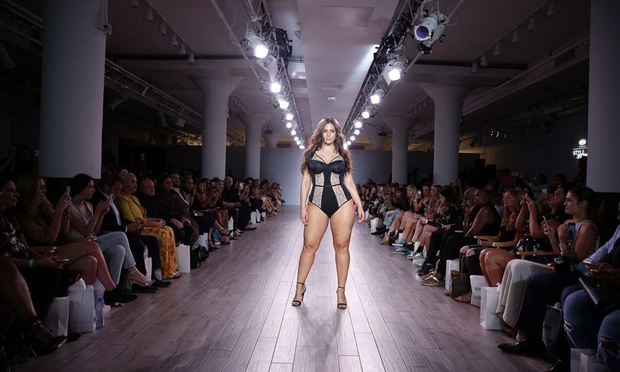 Ashley Graham worked the runway at the Addition Elle Presents Holiday 2016 RTW + Ashley Graham Lingerie Collection at Kia STYLE360 NYFW.
Photo: Thomas Concordia/WireImage Style360
Keywords - Arts Culture and Entertainment, topics, topix, bestof, toppics, toppix