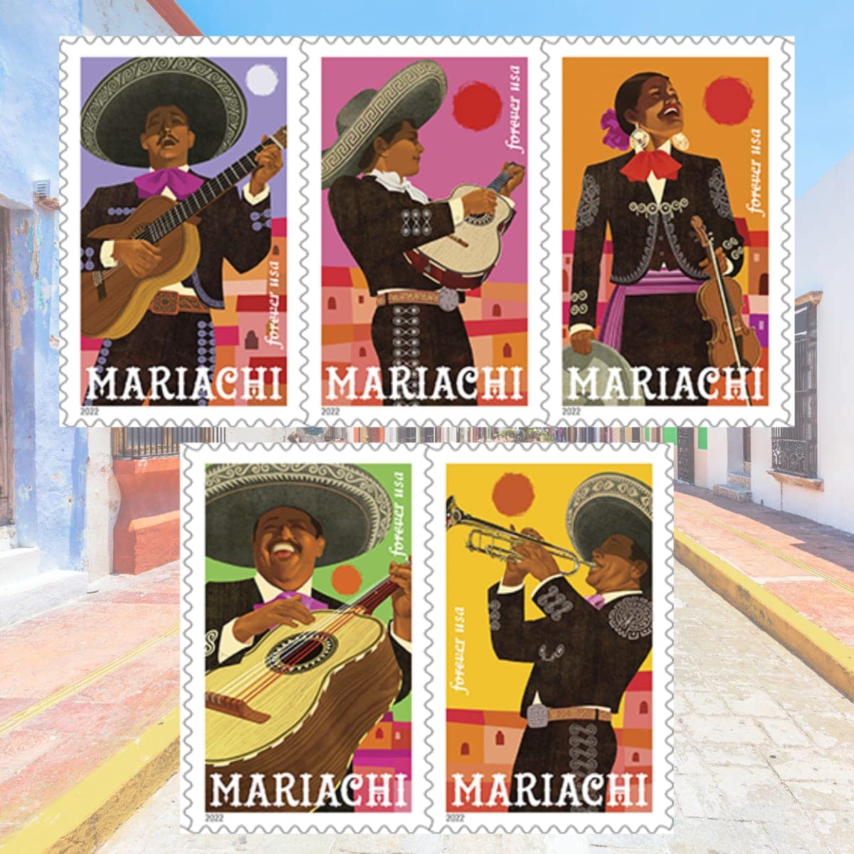 Mariachi stamps