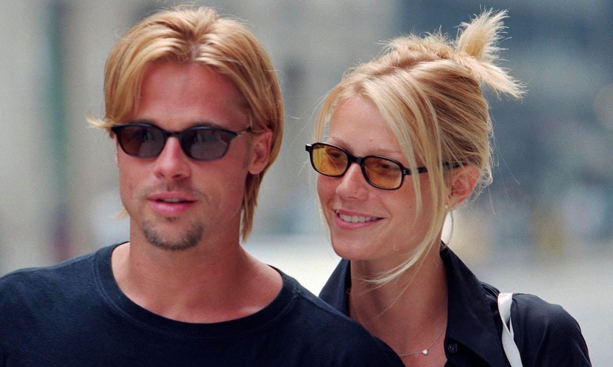 Brad Pitt and Gwyneth Paltrow on Madison Avenue, NYC