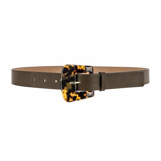 Belt with a detail in tortoiseshell by Cece