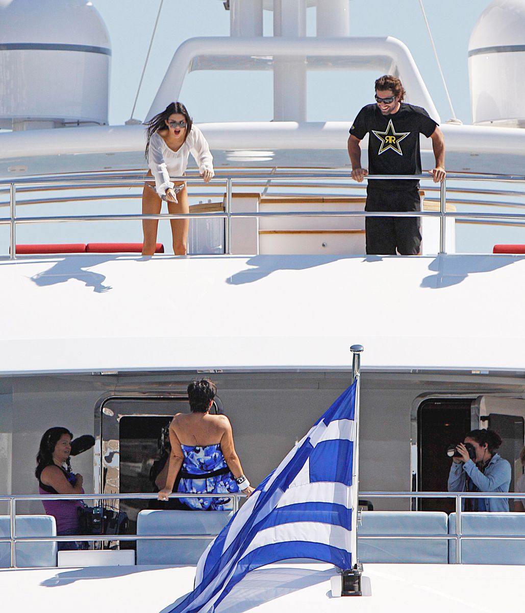 The Kardashians in Mykonos, Greece - Apr 2013 