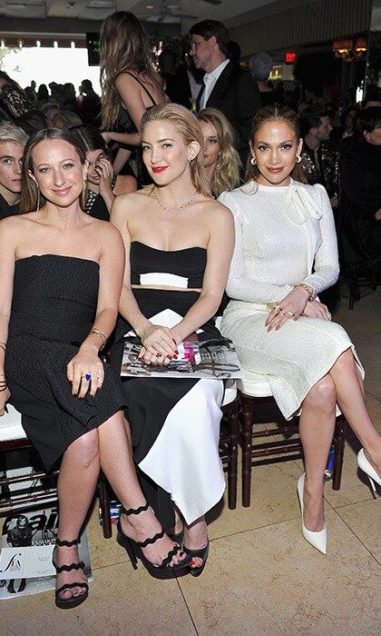 March 20: Honoree/jewelry designer Jennifer Meyer, Kate Hudson and Jennifer Lopez sat pretty at the Daily Front Row's Fashion Awards in West Hollywood.
<br>
Photo: Donato Sardella/Getty Images for The Daily Front Row