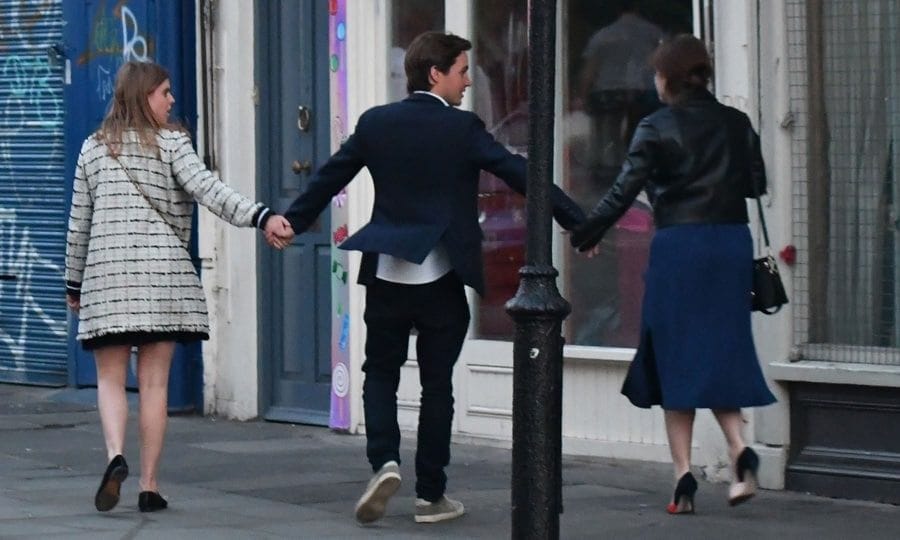 Princess Beatrice, Edoardo Mapelli Mozzi, and Princess Eugenie