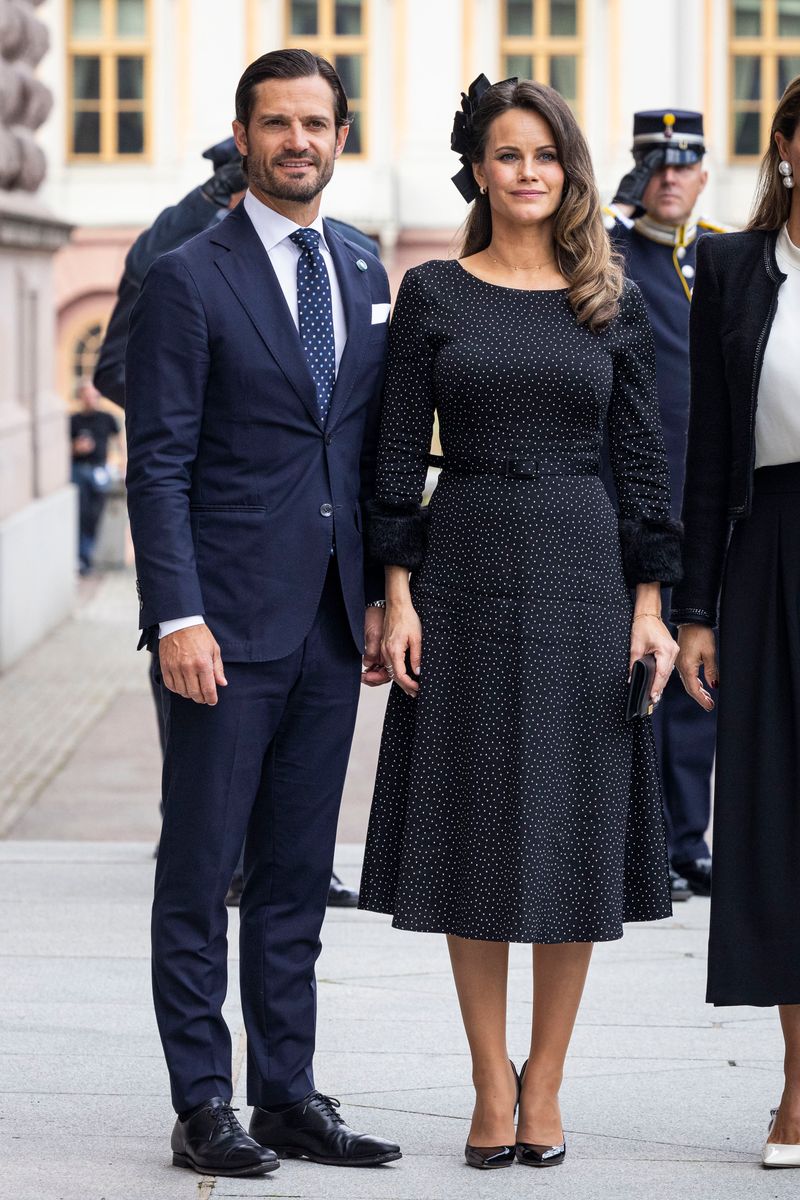  Prince Carl Philip and Princess Sofia of Sweden attend a ceremony in connection with the opening of the Swedish Parliament's fall session on September 10, 2024 in Stockholm, Sweden. (Photo by Michael Campanella/Getty Images)