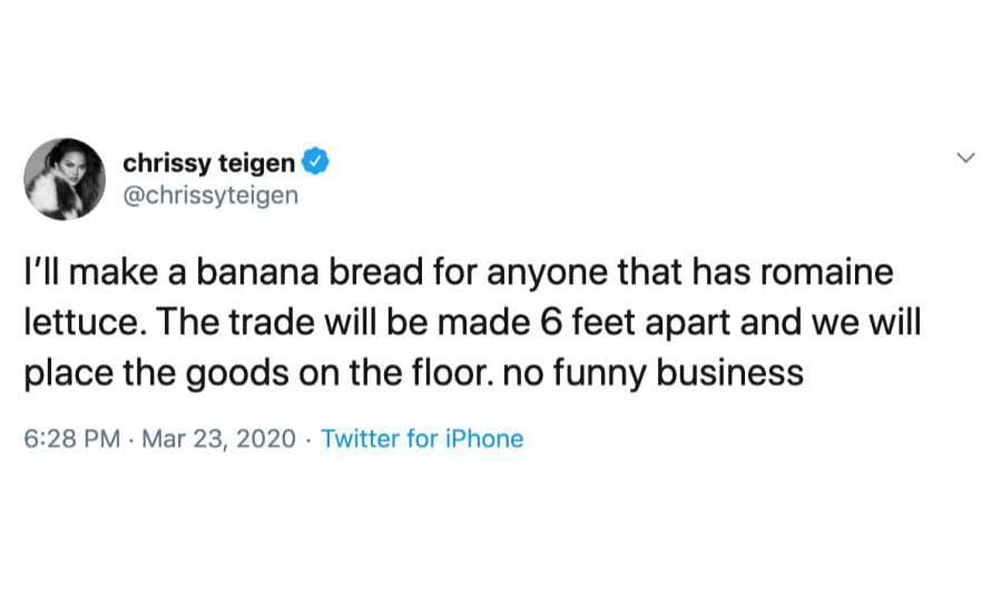 Chrissy Teigen banana bread