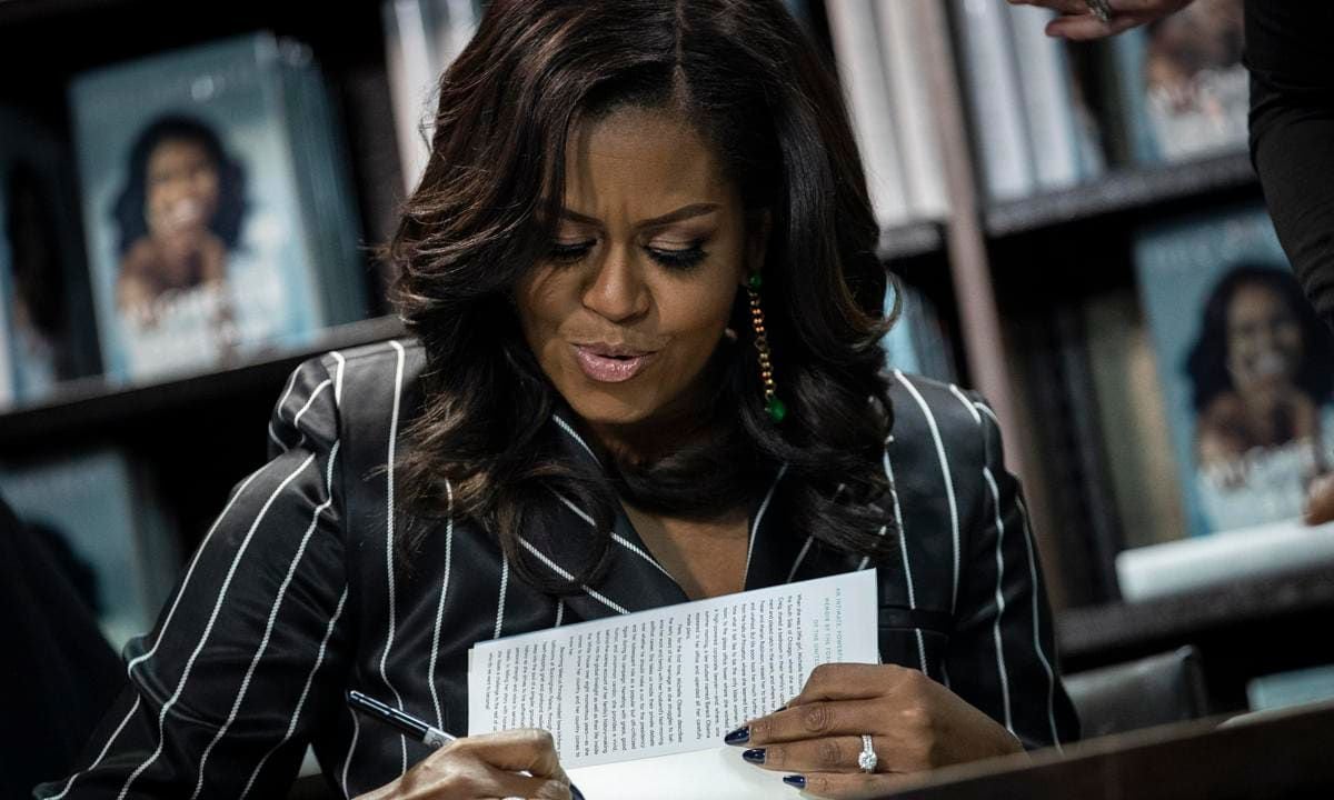 Michelle Obama Promotes Her New Book In New York City