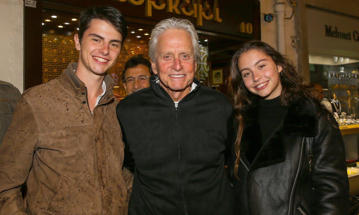 Michael Douglas Jones in Istanbul for holidays