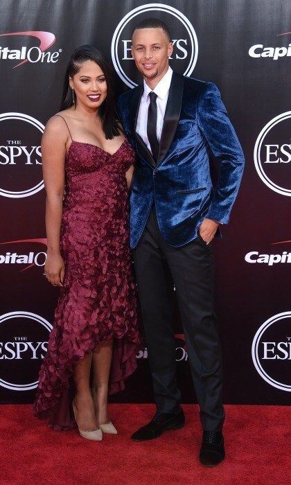 <b>Ayesha Curry and Stephen Curry</b>
<br>
Photo: Getty Images