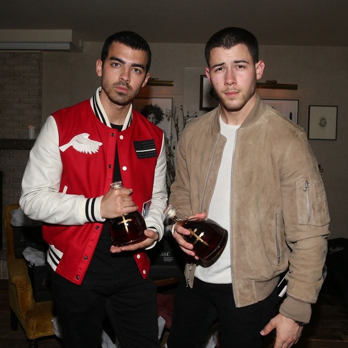 April 25: It's going up on a Tuesday! Nick and Joe Jonas hosted a dinner party in NYC with D'USSE.
Photo: D'USSE/Shareif Ziyadat