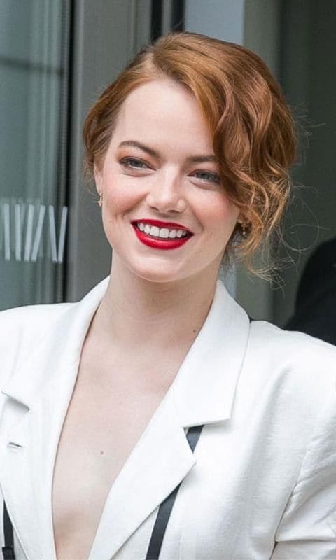 Emma Stone acne