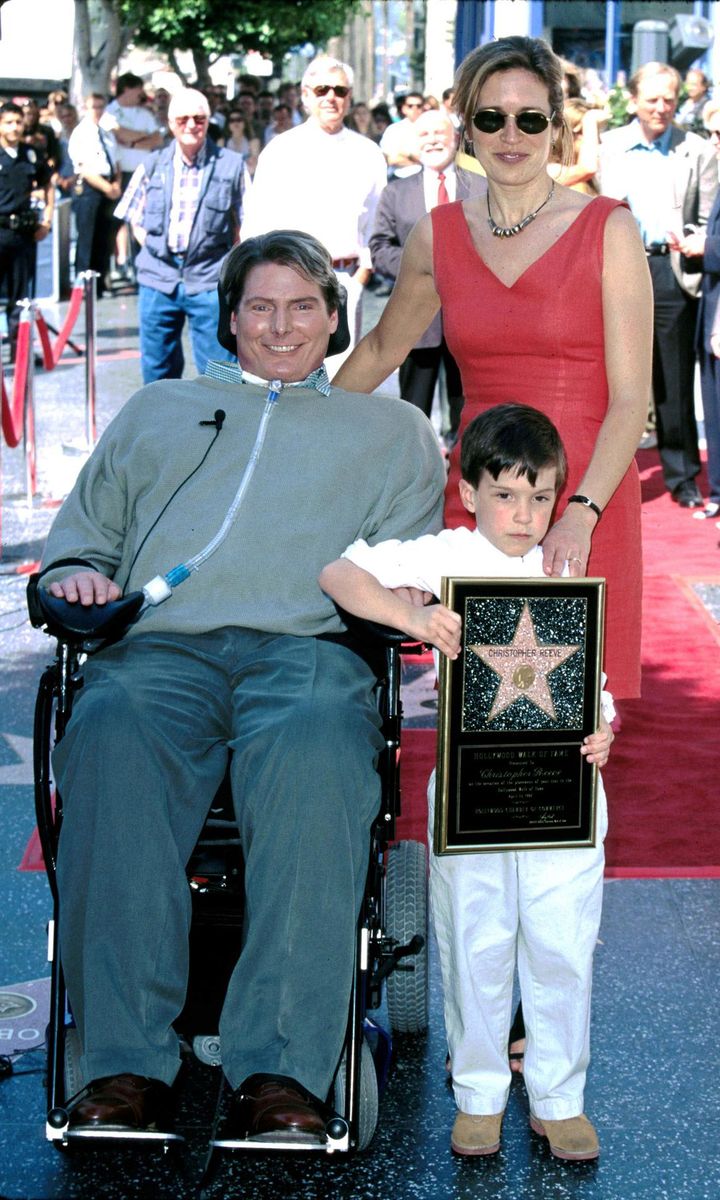 Christopher Reeve Honored with a Star on the Hollywood Walk of Fame