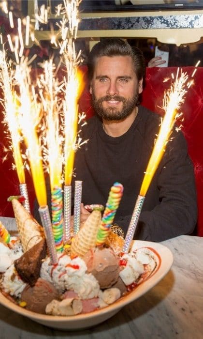 December 10: Sweet celebration! Scott Disick celebrated the grand opening of Sugar Factory Chicago with six-year-old son Mason and four-year-old daughter Penelope.
Photo: Tasos Katopodis/Getty Images for Sugar Factory