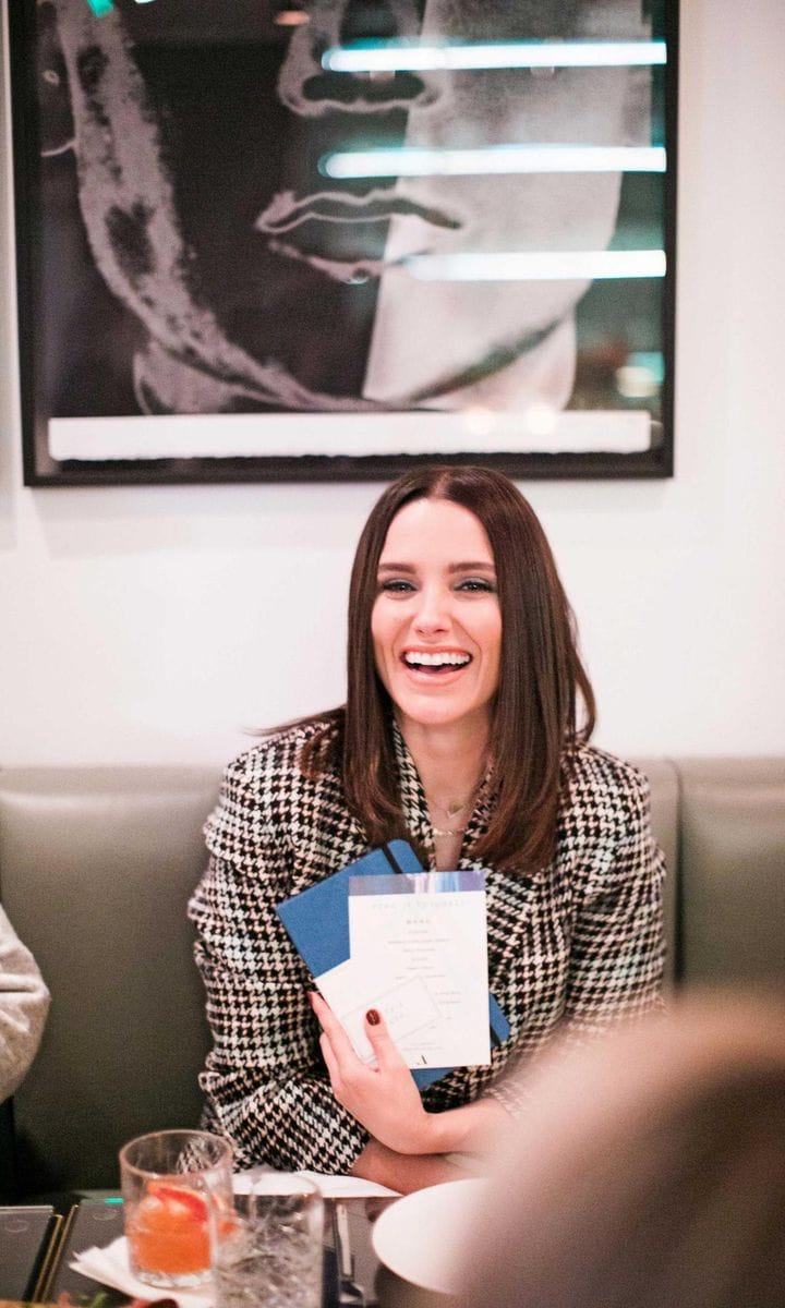 Sophia Bush attends her Podcast launch for Work in Progress