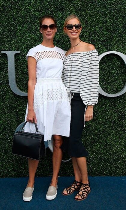 Christy Turlington and Karolina Kurkova arrived in style for the women's final at Arthur Ashe Stadium on day 13 of the 2016 US Open at USTA Billie Jean King National Tennis Center in NYC.
Photo: Jean Catuffe/GC Images