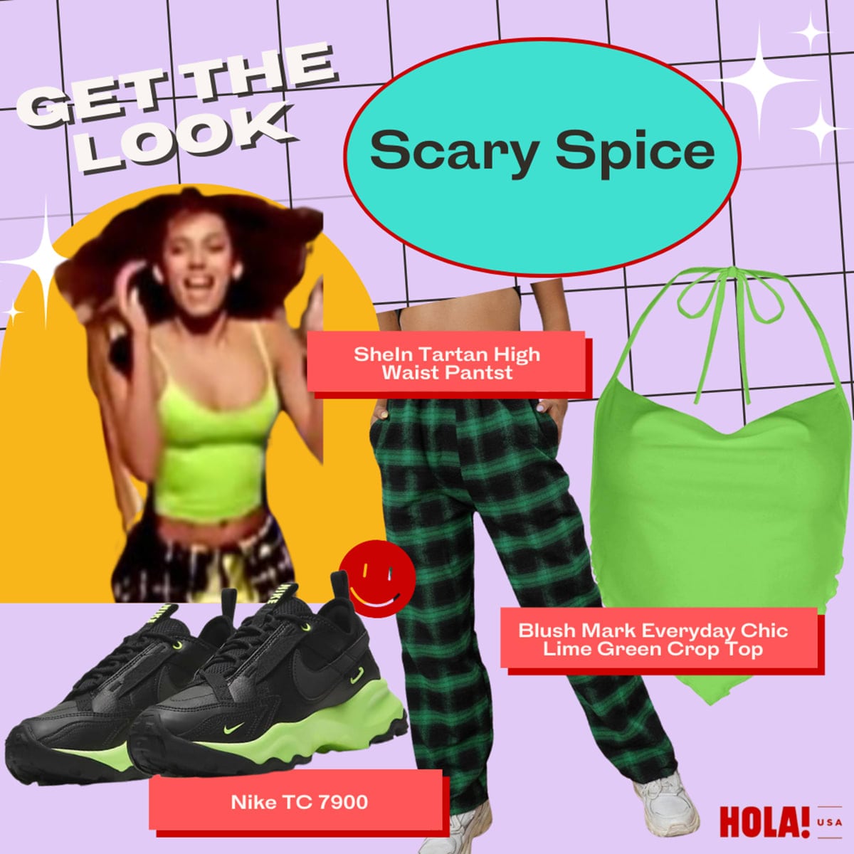 Get the look: A modern take on the Spice Girls outfits in the ‘Wannabe’ video