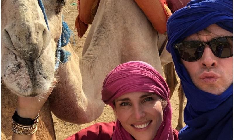 Chris Hemsworth y Elsa Pataky viajaron a Marrakech en septiembre de 2018