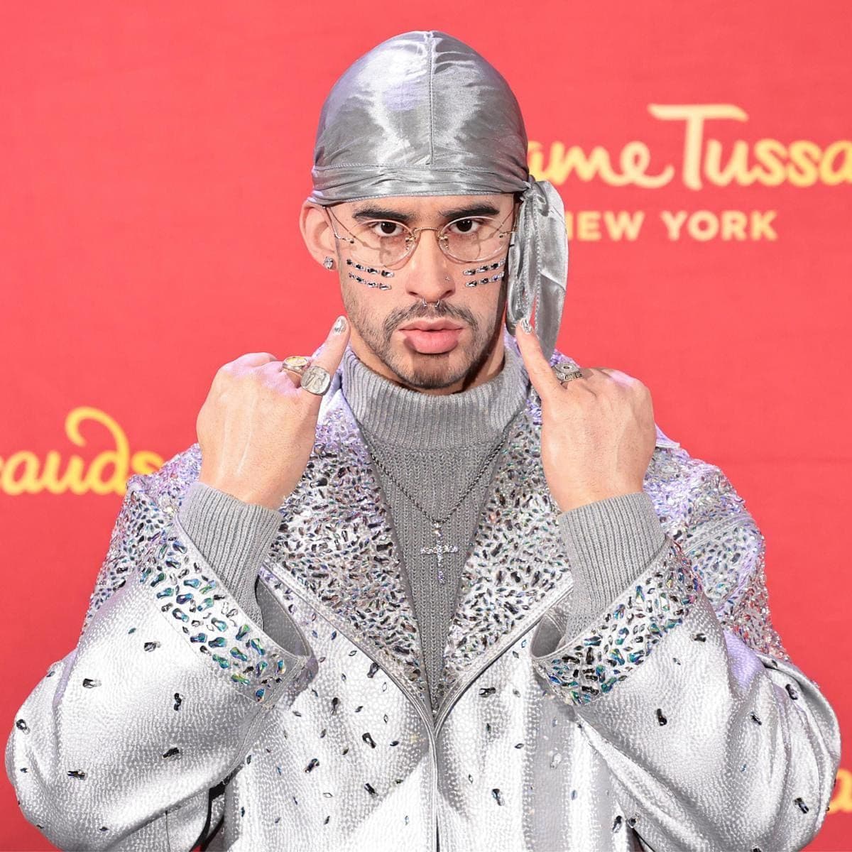 Bad Bunny honored with two new wax figures at Madame Tussauds