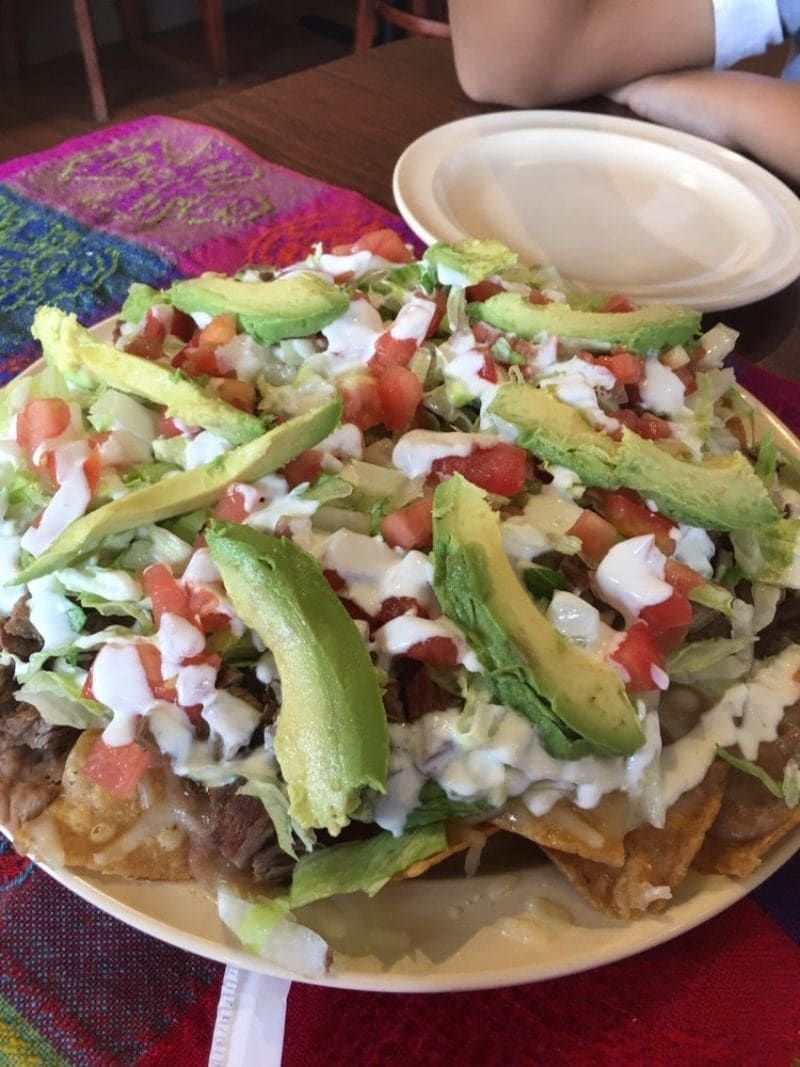 Nachos from El Habanero in Chicago