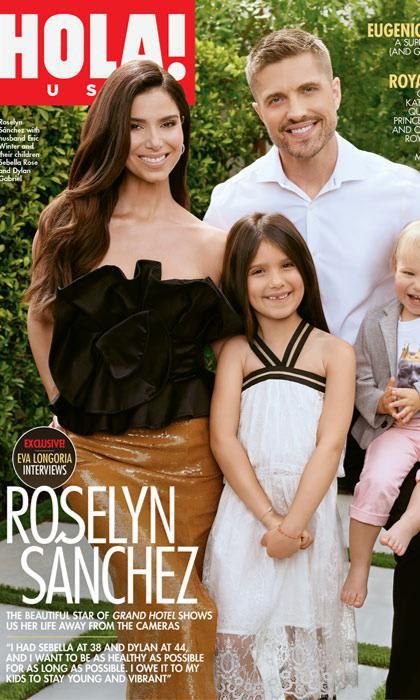 Roselyn Sanchez Eric Winter on cover of HOLA! USA