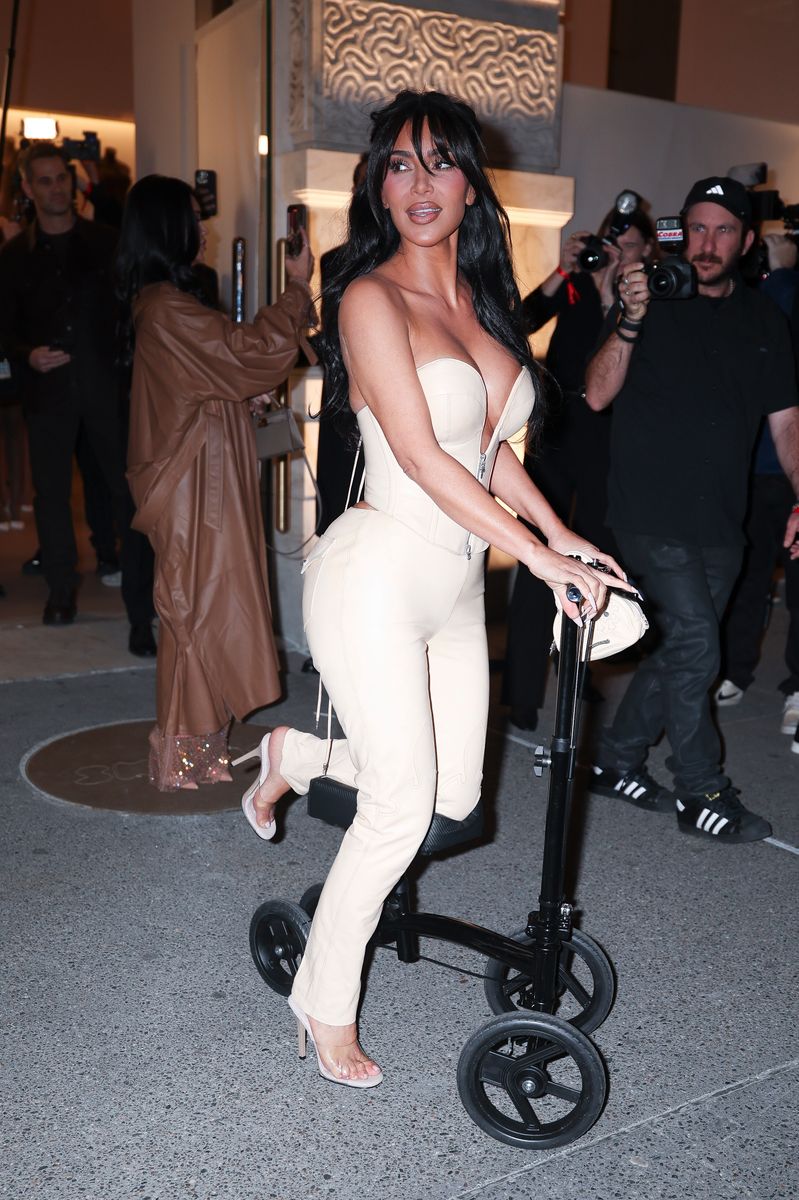 Kim Kardashian attends Skims flagship store opening in Midtown on December 12, 2024 